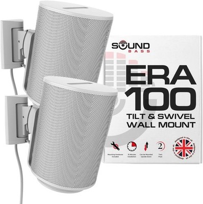 ERA100 Wandhalterung, neig- und schwenkbar, weiß, Twin (2 Stück), kompatibel mit
