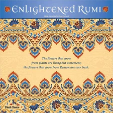 BrownTrout,  Enlightened Rumi 2026 Wall Calendar, 12'' X 12'', 16-Month Calendar