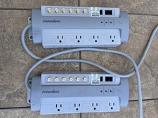 Panamax M8-AV/PM8-AV 8- Outlet Home Theater Surge Protectors W/coax Lot Of 2