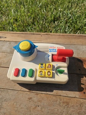 VTech Steering Wheel Driving Toy Talking Little Smart Baby Driver  Vtg SEE VIDEO