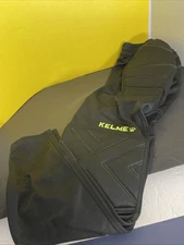 Kelme Zamos Goalkeeper Soccer Pants Mens 2XL Black Padded Knees Thighs Tapered