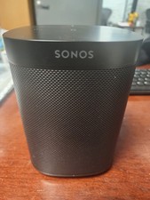 Sonos One Gen 2 Smart Speaker   Black   Wi-Fi, AirPlay 2, Alexa/Google