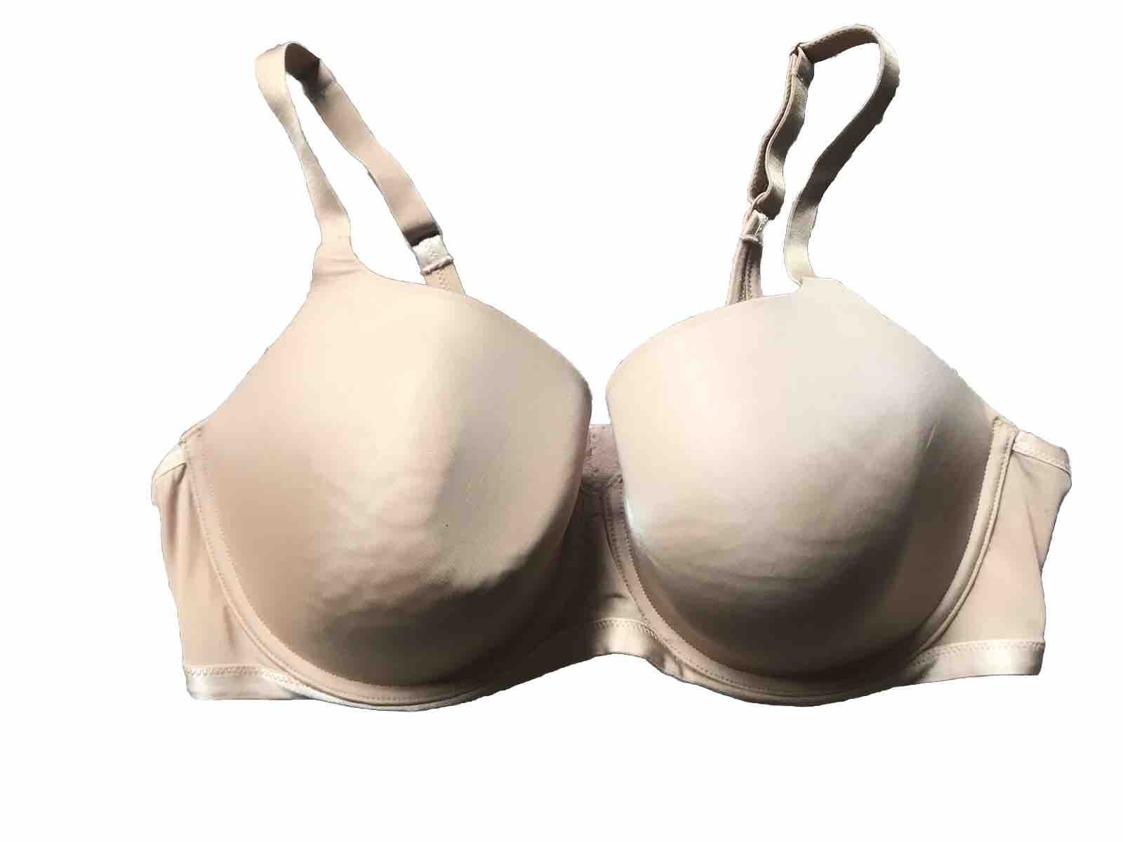 Adore Me Nude Beige Bra Underwire Full Coverage Sz 42 D