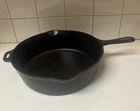 Vintage Griswold No. 8 Cast Iron Skillet Small Logo 1102 B Erie PA Flat