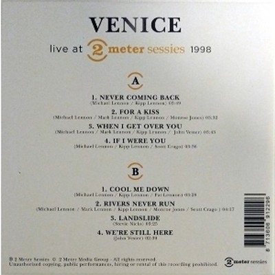Venice - Live At 2 Meter Sessies 1998 (Vinyl LP - 2025 - Original)