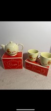 Disney Winnie The Pooh Tea Pot Cup Set Porcelain Japan
