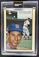 2020 Topps Project Ted Williams By Oldmanalan #90 Red Sox