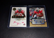 Vernon Gholston RC 2008 Press Pass Gridiron Graphs Rookie Auto Red Sage #/200