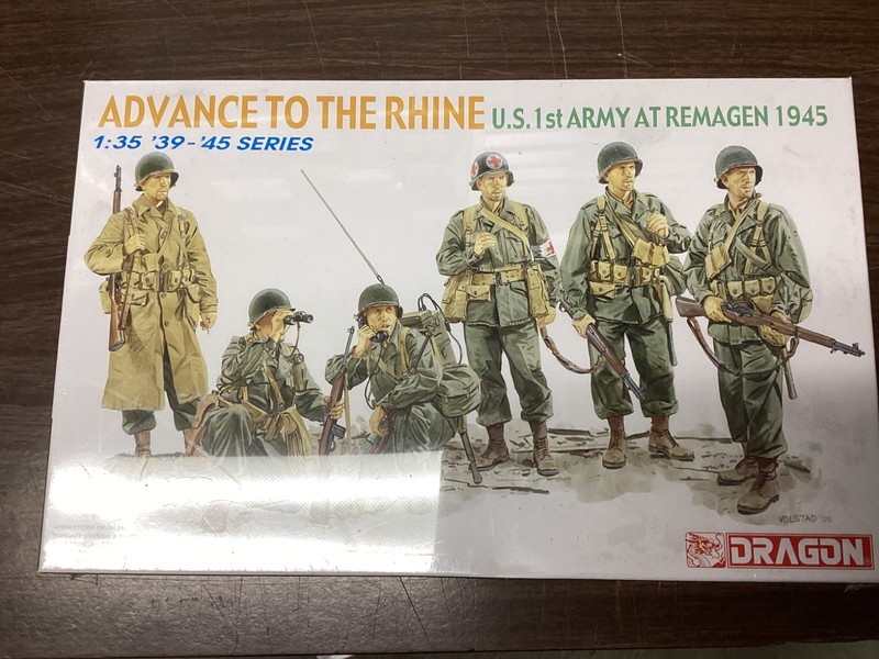 Dragon 6271 Advance to the Rhine U.S. 1st Army at Remagen 45 1/35 NEW SEALED