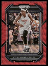 Myisha Hines-Allen 2023-24 Panini Prizm WNBA Ruby Wave Washington Mystics #86