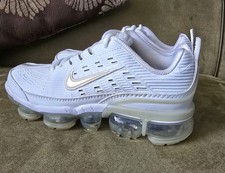 Nike Air VaporMax 360 Mujer Triple Blanco Tenis Zapatos CK9670-100 Talla 6
