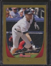 2011 Bowman DEREK JETER #145 Gold Parallel New York Yankees FB1