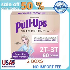 Pull-Ups Girls' Skin Essentials Training Pants, 2T-3T 16-34 lbs , 120 Count