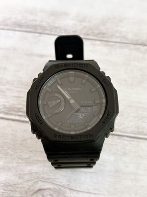 CASIO G-SHOCK GA-2100 Black Men's Fashion Watch Tested Condition