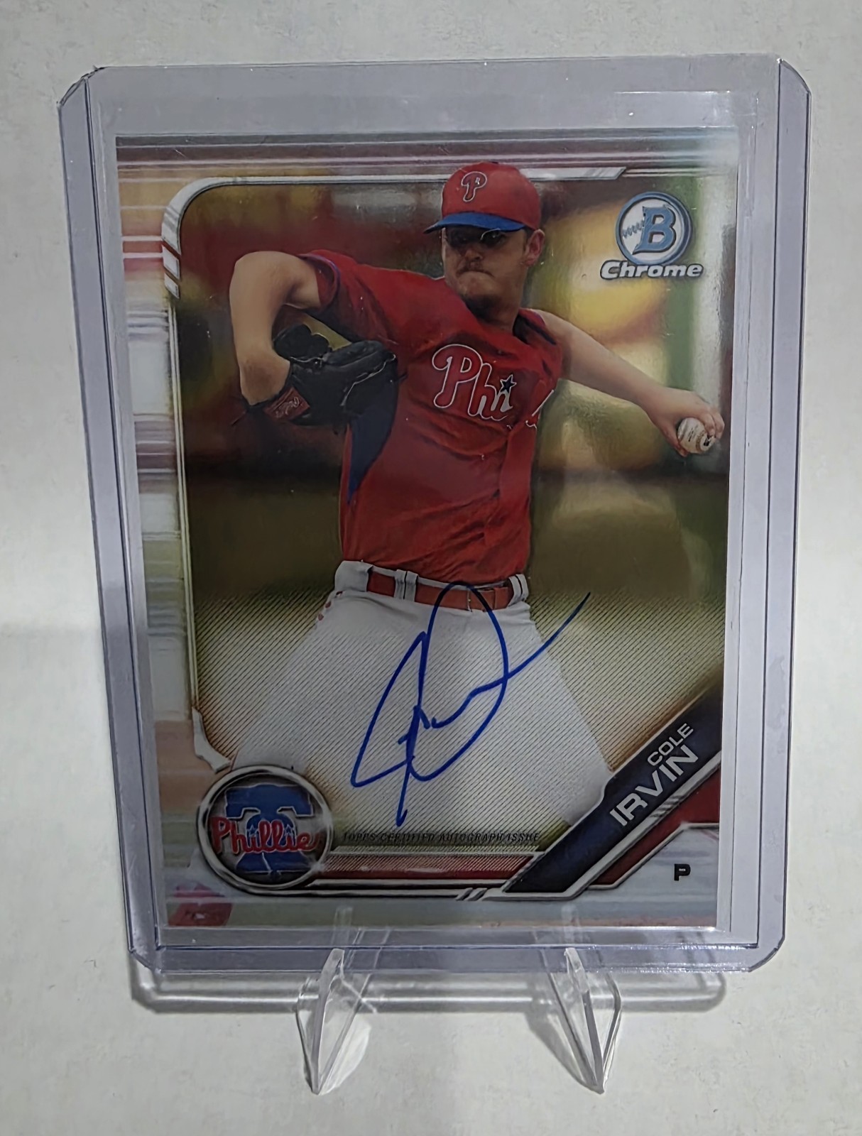 2019 Bowman Chrome Prospects Autographs Cole Irvin #CPA-CI
