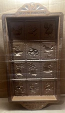 12 Days of Christmas Non-Stick Pan Candy Cookie Candle Mold Chicago Metallic