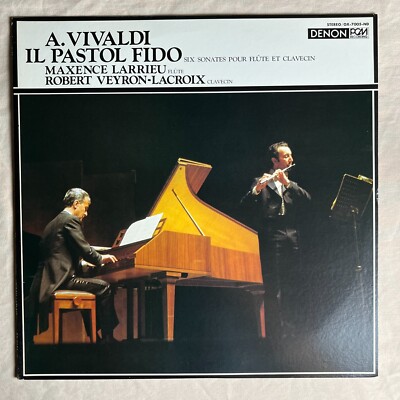 A. VIVALDI Il Pastor Fido 1974 Import Vinyl LP Denon OX-7005-ND VG+
