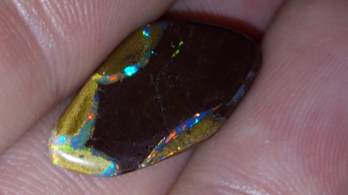 Gem Grade Koroit Boulder Opal Gemstone Cabochon. Top Polish, Jewelry Grade Opal - Picture 19 of 23