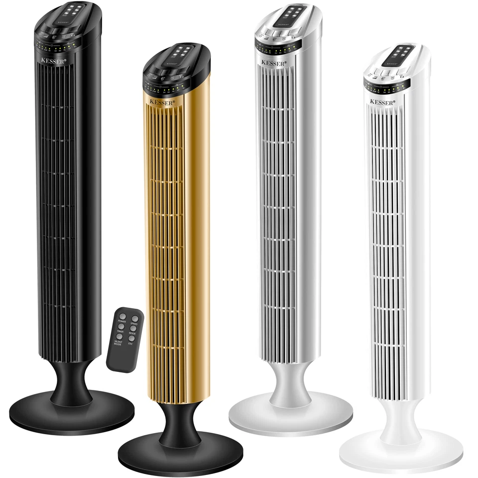 KESSER® Turmventilator MIT FERNBEDIENUNG Ventilator Standventilator Klimaanlage