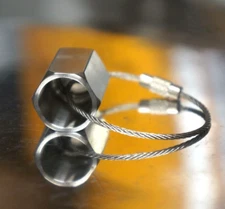 Titanium HEX 17mm Hollow Allen security lug nut locking socket wheel lock key