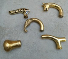 Lot de 5 éléphant, derby, bouton etc poignée tête laiton seule neuf style can...