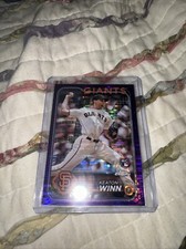 KEATON WINN 2024 TOPPS CHROME PURPLE SONAR REFRACTOR /275 GIANTS ROOKIE RC