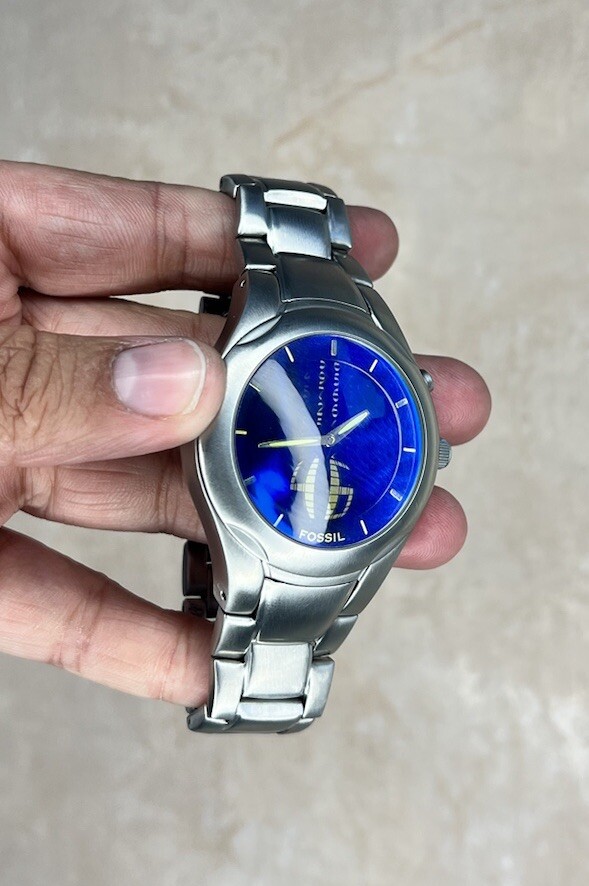 FOSSIL BIG TIC クォーツ腕時計 JR-8623  A2515 SUPER RARE y2k MATRIX FOSSIL Big Tic Animated Watch JR-8623