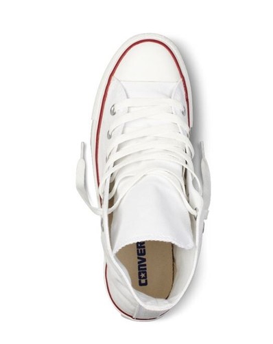 CONVERSE CHUCK TAYLOR HI BIANCO OPTICAL WHITE ORIGINALI E NUOVE Taglia 36,5 - Foto 3 di 12