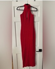 Fashion Nova Nola Sweater Dress- M - Red