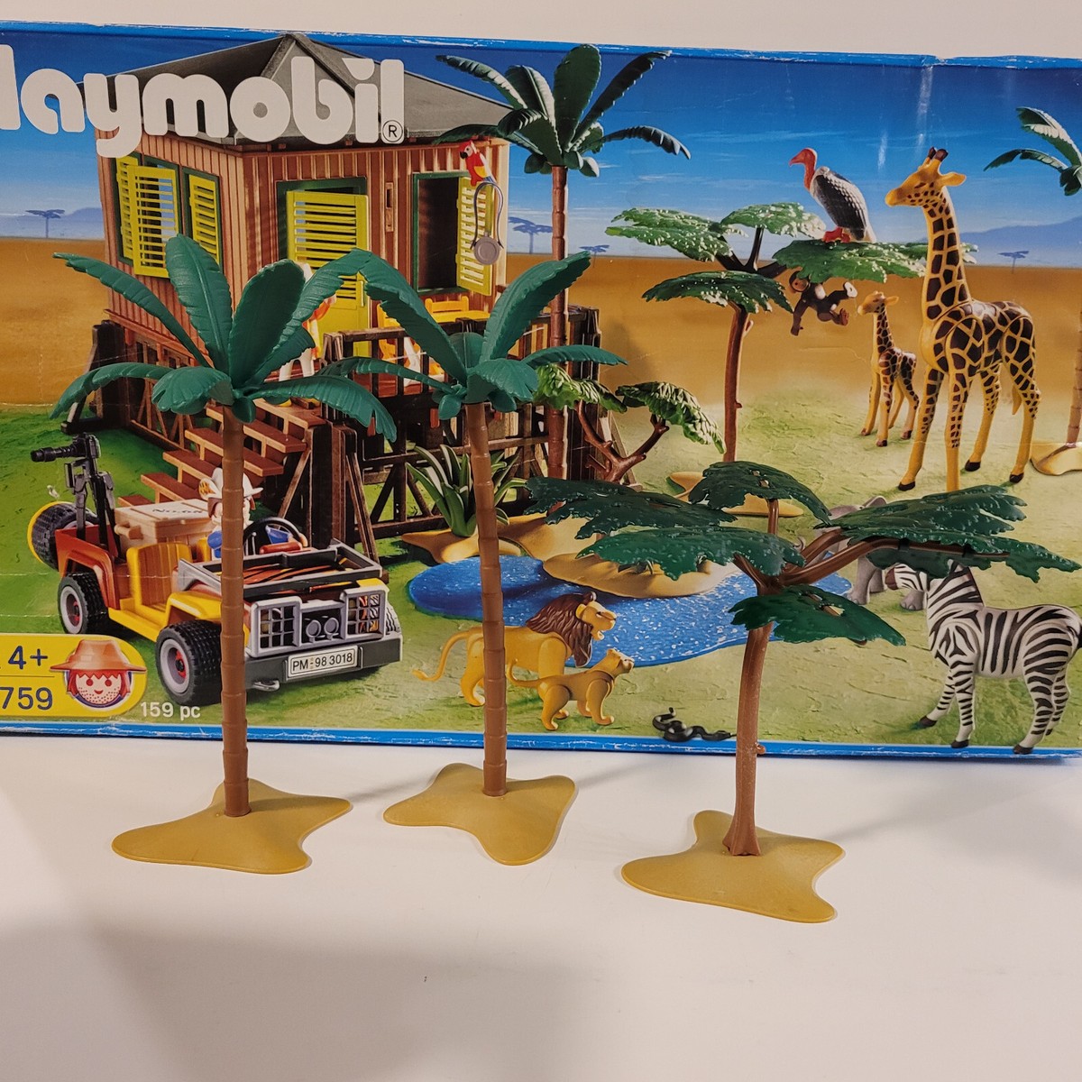 PLAYMOBIL 5759 SAFARI SET ADVENTURE ANIMAUX SAUVAGE RARE MISB