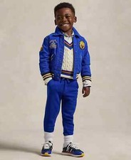 Polo Ralph Lauren Boys Fleece Jogger Pants Blue Size 7