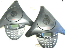 Lot of 2: Avaya Polycom 1692 2201-15680-001 IP Conference Phone POE