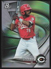 2022 Bowman Platinum Top Prospects Jose Torres #TOP-39 Cincinnati Reds