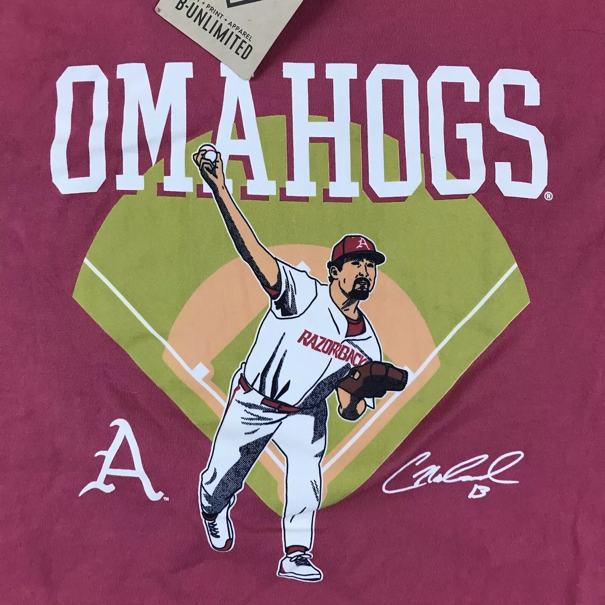 Arkansas baseball on sale shirt