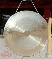 40 cm Tibetan Gong with Gavel | Handmade Sound Therapy & Meditation Gong Set