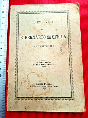 B. Bernardino da Offida - Kurzes Leben - 1896 - II Hundertjahrfeier Seliger Tod