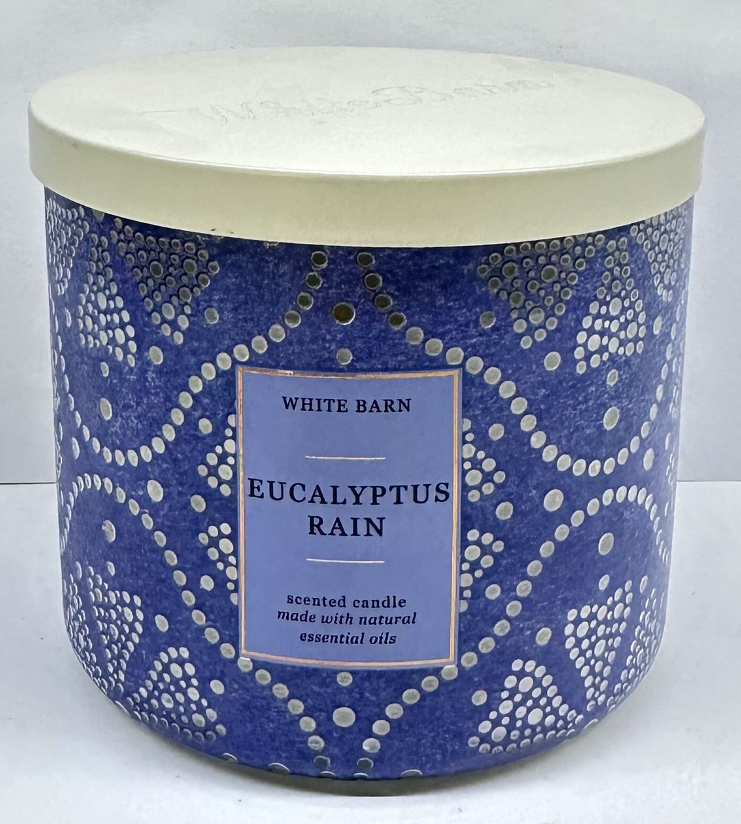 NEW Bath & Body Works EUCALYPTUS RAIN Large 3-Wick Candle 14.5oz