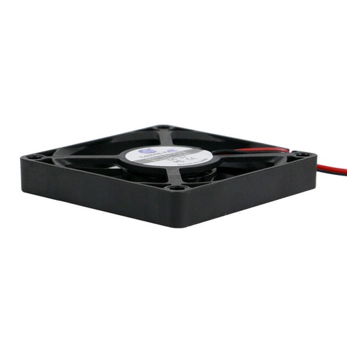 2/4X DC5V/12V/24V 7015 Mini Lüfter PC Computer Gehäuse Drucker 2-Pin 70x70x15mm - Afbeelding 8 van 13