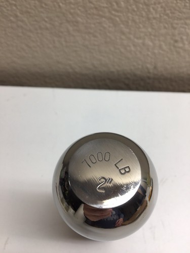2” Stainless Steel Ball With Lock Washer And Nut For Stainless Pintle Only - Picture 3 of 4