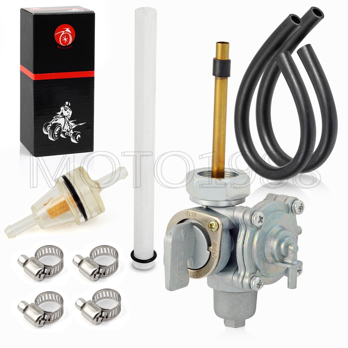 Tank Fuel Valve Petcock With Fuel line For Honda Nighthawk 750