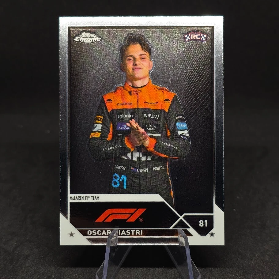 2023 Topps Chrome F1 OSCAR PIASTRI Portrait RC #40