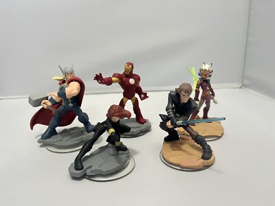 Bulk Disney Infinity Figures, Disc, And Portals (1.0-3.0)