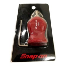 Snap-on Grip Keyholder Keychain Red Key Holder Chain Snap On USA Driver Unused
