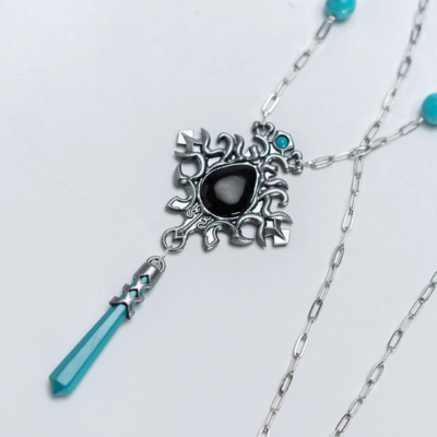 Final Fantasy XVI Jill Warrick Necklace Cosplay Props FF16 Resin