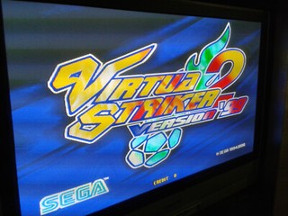 VIRTUA STRIKER 99 STEP 2 ARCADE ROM PCB !!ONLY WITH PROTECTION CHIP INCLUDED!!