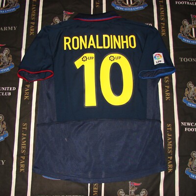 Barcelona Away Football Soccer Shirt Jersey 2002 2004 Nike