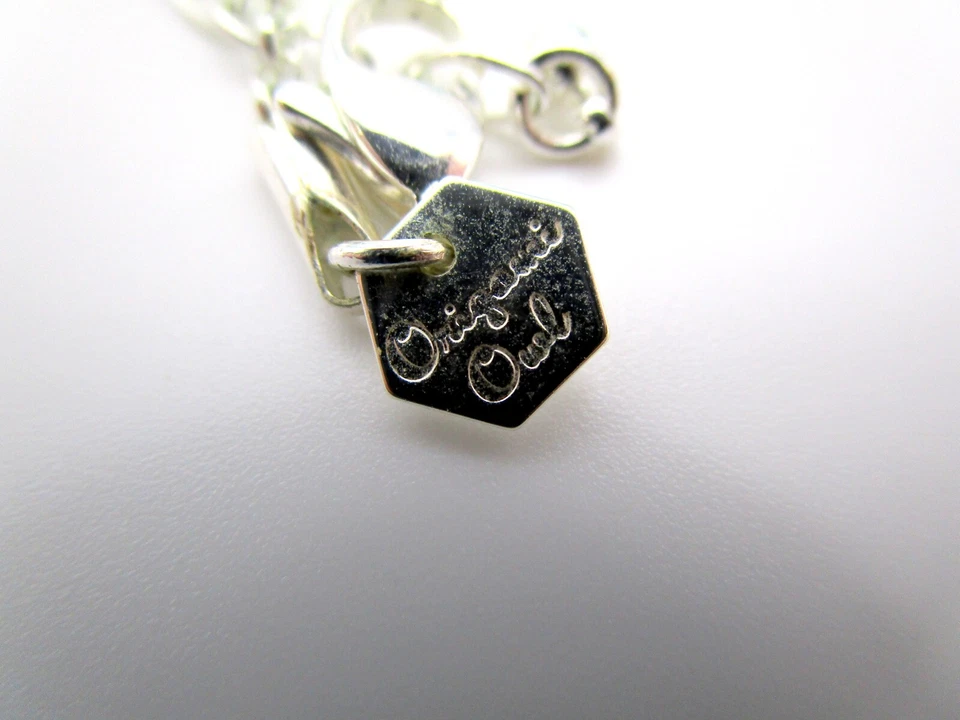 MEDALLÓN ORIGAMI BÚHO VIVO Collar Dijes Flotantes Adopción Familiar Fútbol Viaje Foto 3 de 4