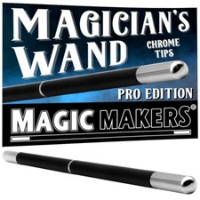 Magic Wand Pro Series - A Huge Magic Wand For A Huge Magic Act - Chrome Tipped