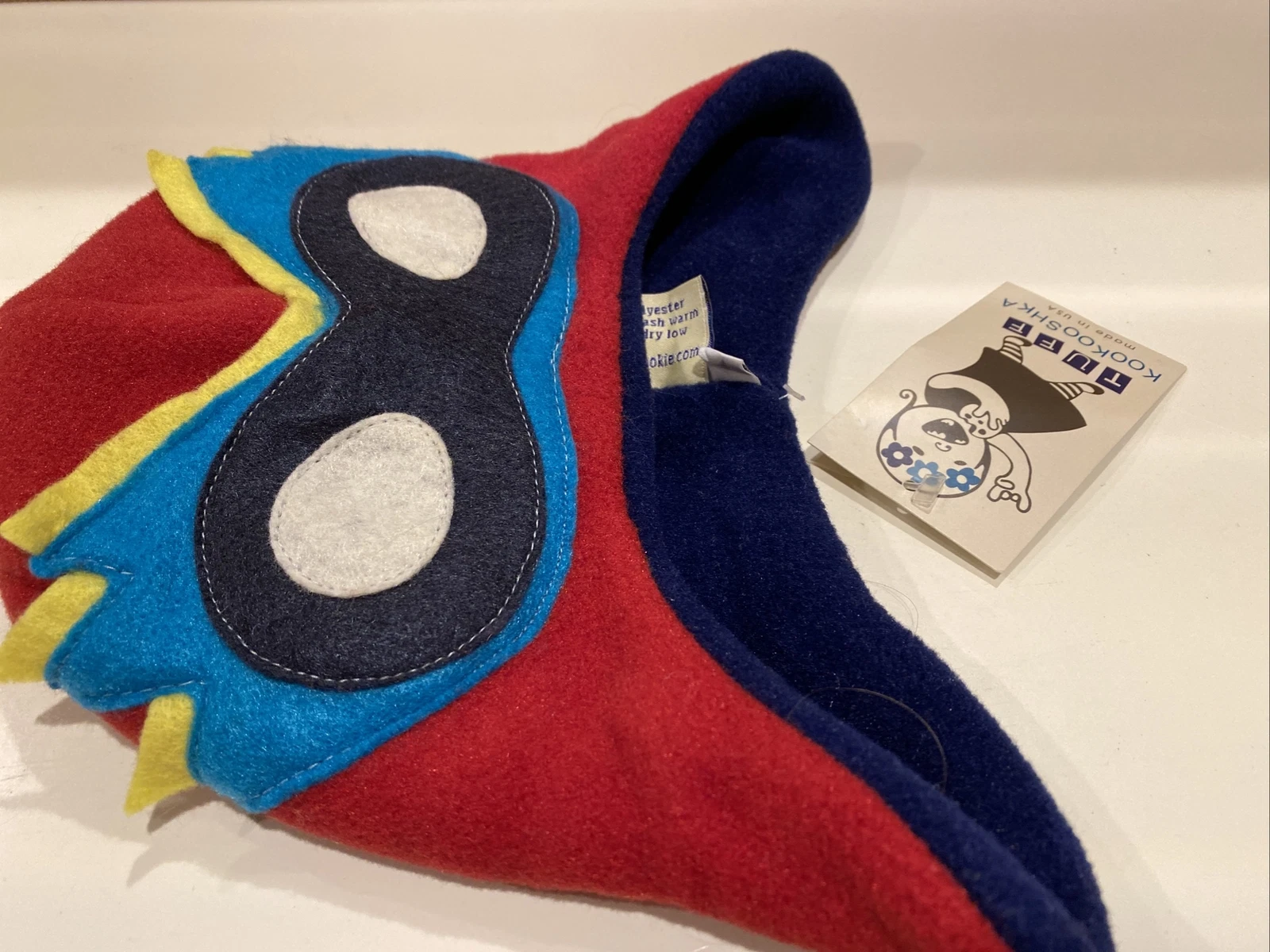 NWT Tuff Kookooshka Baby Boy Size 6-12 Months Luchadore Cherry Hero Wrestler Hat