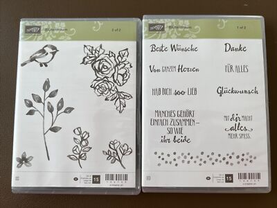 Stampin Up Stempelset ''Blütentraum'' und Framelits ''Blüten,Blätter & Co.''